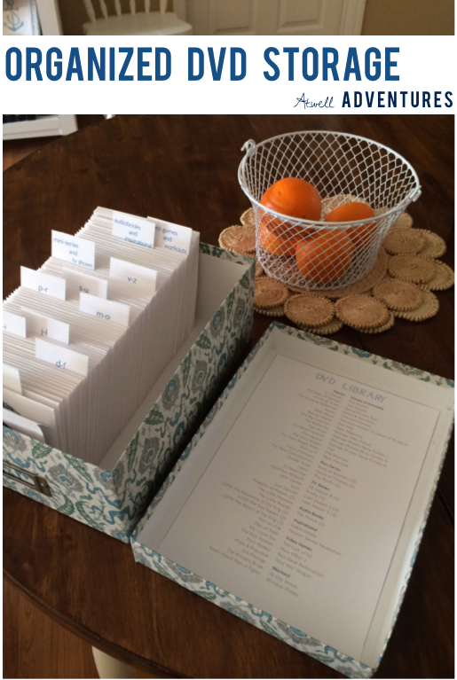 Organized DVD Storage | Atwell Adventures